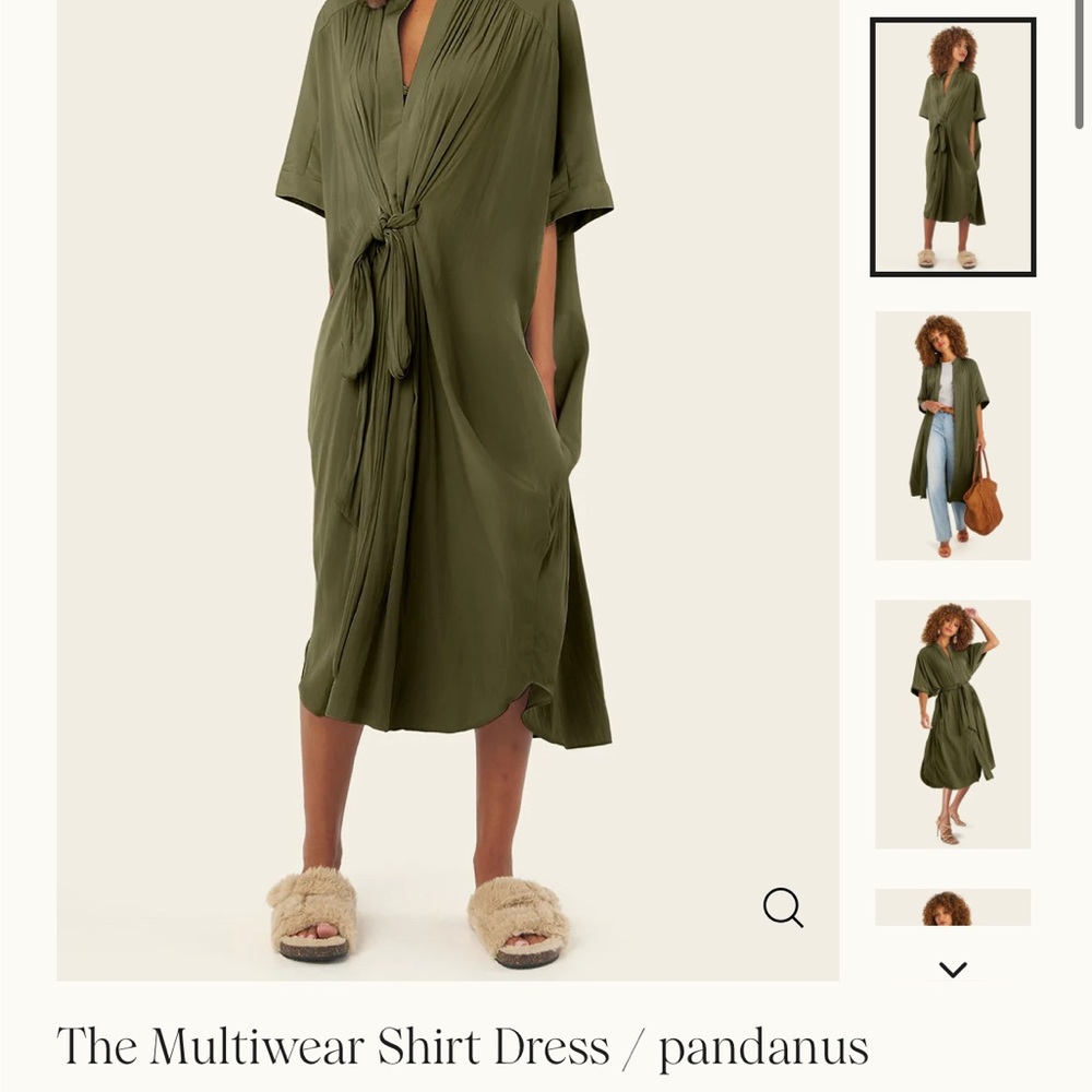 ever by x multiway shirt dress/ pandanus